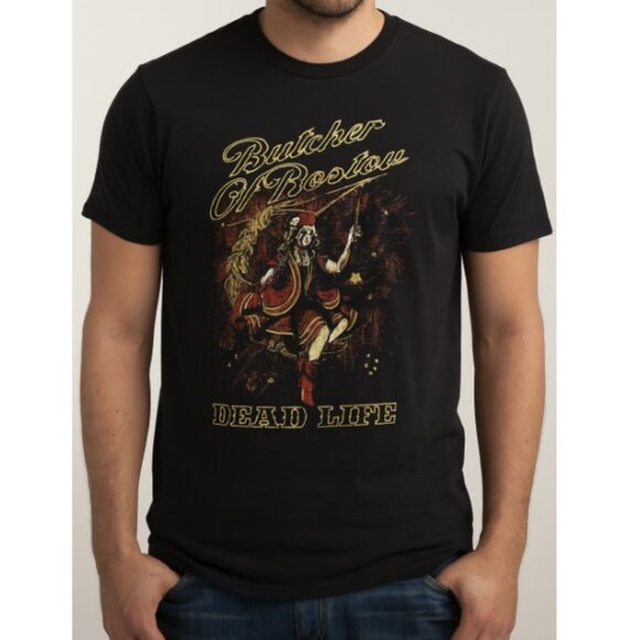 Butcher Of Rostov Dead Life Death T Shirt Vintage Metal Concert Tee Band  L - Picture 1 of 4